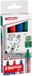 edding 363 whiteboard marker set - zwart, rood, blauw, groen - 4 stuks