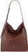 DuDu Luxe Leren Dames Shopper Schoudertas Bruin