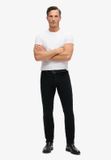 Superdry Vintage slimfit jeans van biologisch katoen met rechte pijpen - Heren - Jeans - 33/34 - Venom washed black