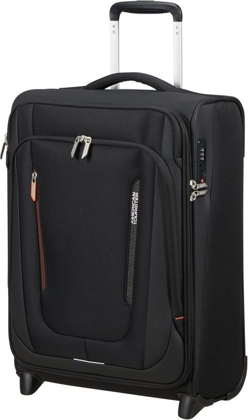 American Tourister Koffer - Wanderlite handbagage 2 wielen (upright) 55-20 Tsa slot - Black