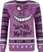 Alice In Wonderland Cheshire Cat - We're All Mad Here Dames Christmas jumper - meerkleurig - XXL