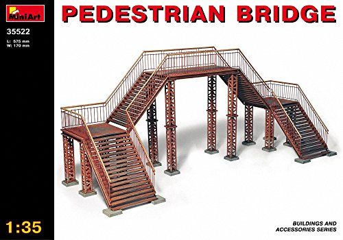 MiniArt 1:35 Schaal "Voetgangersbrug" Plastic Model Kit