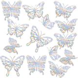 Merkloos 14 Regenboog Raamstickers - Zonnevanger Prisma & Vlinder - Anti-Vogelbotsing