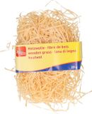 Holzwolle Glorex Naturel kleur houtwol - 20 gram - Vulmateriaal voor wijnkisten - cadeauverpakkingen en fruitmanden