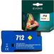 Evoke Compatible Ink for HP 712 3ED69A Yellow 29ml Designjet T210 T230 T250 T630 T650