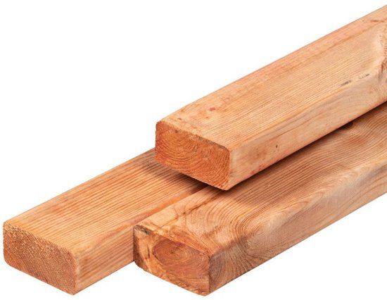 Merkloos Tuindeco Regel Red Class Wood 4,5x9,0x400 cm