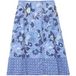 White Stuff Ciara Jupe Lin Bleu