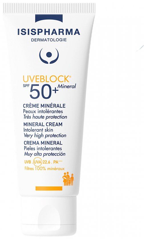 Isispharma Uveblock Mineraalcrème SPF50+ 40 ml