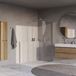 Brauer Collision inloopdouche helder glas 90x200cm incl. glascoating chroom