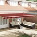 Maison Exclusive - Poignée de rechange pour store, utilisable pour un store de 6 mètres, dans un design rayé orange et marron