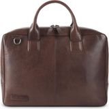 Plevier Flint businesstas 16 inch bruin
