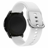 By Qubix - Siliconen Sportband - Wit - Geschikt voor Garmin Venu / Sq / Sq2 / 2 plus - 20mm