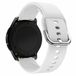 By Qubix - Siliconen Sportband - Wit - Geschikt voor Garmin Venu / Sq / Sq2 / 2 plus - 20mm