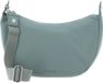 MANDARINA DUCK Leren Schoudertas Mellow Leather Hobo Bag Iceberg Green