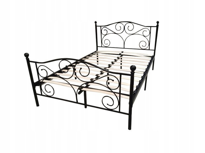 Viking Choice Metalen bedframe met lattenbodem- 160x200 - versierd