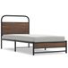 VidaXL Bedframe 120x190 cm Bruin Eikenhout