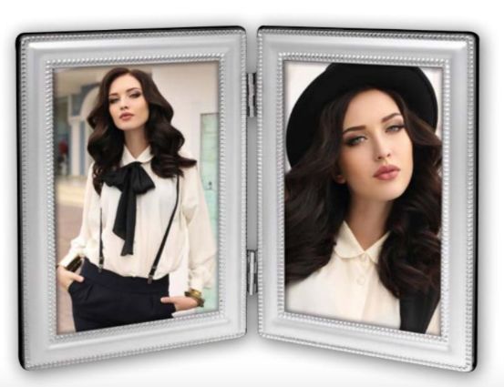 ZEP Double Fotolijst Zilver - Multi picture frame - 10 x 15 cm - Metaal - Rechthoekig