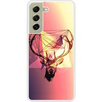 Samsung Bedrukt siliconen hoesje compatibel met Galaxy S21 FE Cerf Hipster