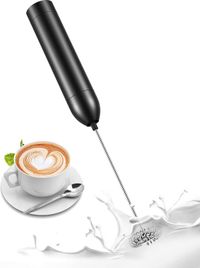 Wan GmbH Melkschuimer - Handmatig - Aluminium - Mini - Elektrisch - Koffie