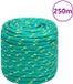 vidaXL Boottouw 16 mm 250 m polypropyleen groen