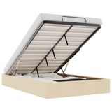 vidaXL Bedframe Blauw Stof 120x190 cm