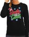 Bellatio Decorations Bol Foute kersttrui / sweater Santa I have been good zwart voor dames - kerstkleding / christmas outfit S