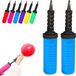Set de 2 pompes à ballon, pompes manuelles pour ballons, bleu, 29,5 cm