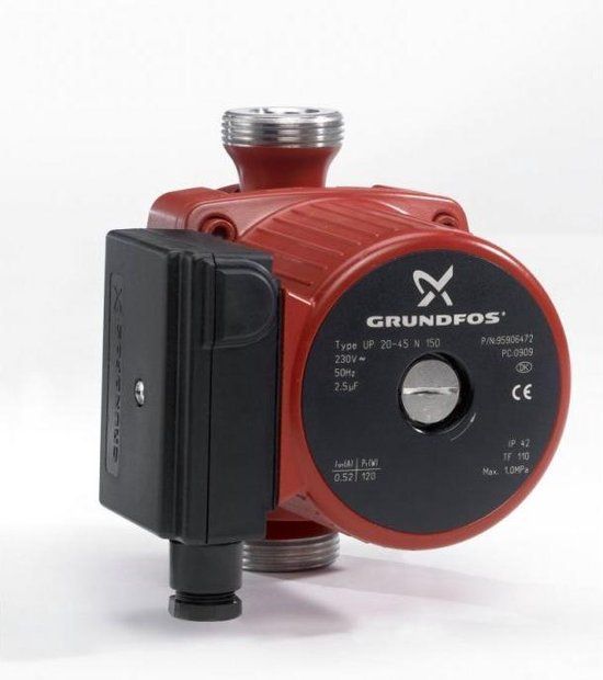 Grundfos UP Tapwaterpomp 230 V UP 20 15N L=150 mm 1 1/4 buidr