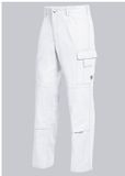 BP 1486-060-21-48 Werkbroek, met elastisch rugdeel, 300,00 g/m² puur katoen, wit, 48