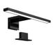 B.K.Licht Lampe de miroir LED - Noir - 30cm - IP44 - 4000K - 780 Lumen - 5W