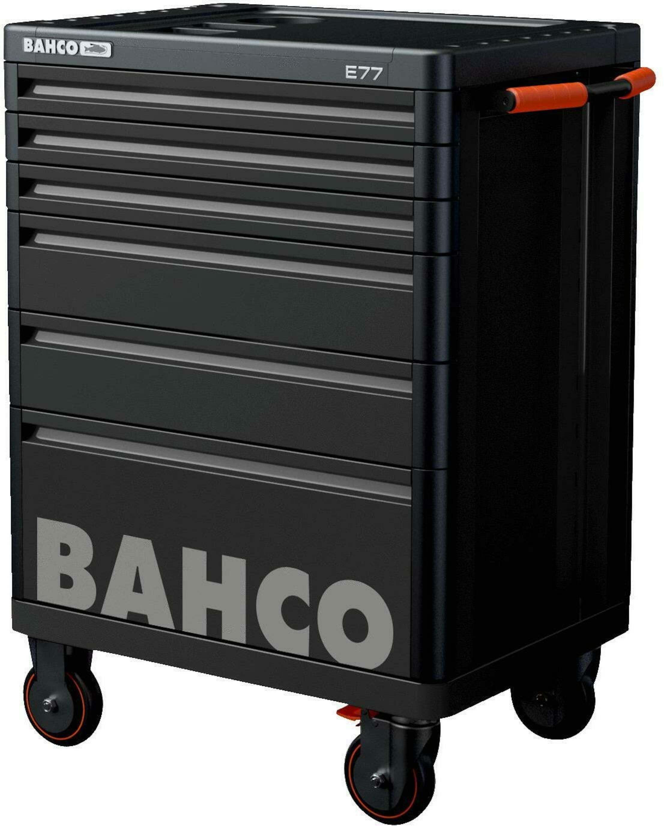 Bahco Gereedschapswagen 'Premium' E77 26" met 6 lades zwart | 693 mm x 510 mm x 965 mm - 1477K6BLACK