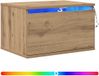 vidaXL Wandkastje Artisan Eiken 50 x 36 x 30 cm Bewerkt hout