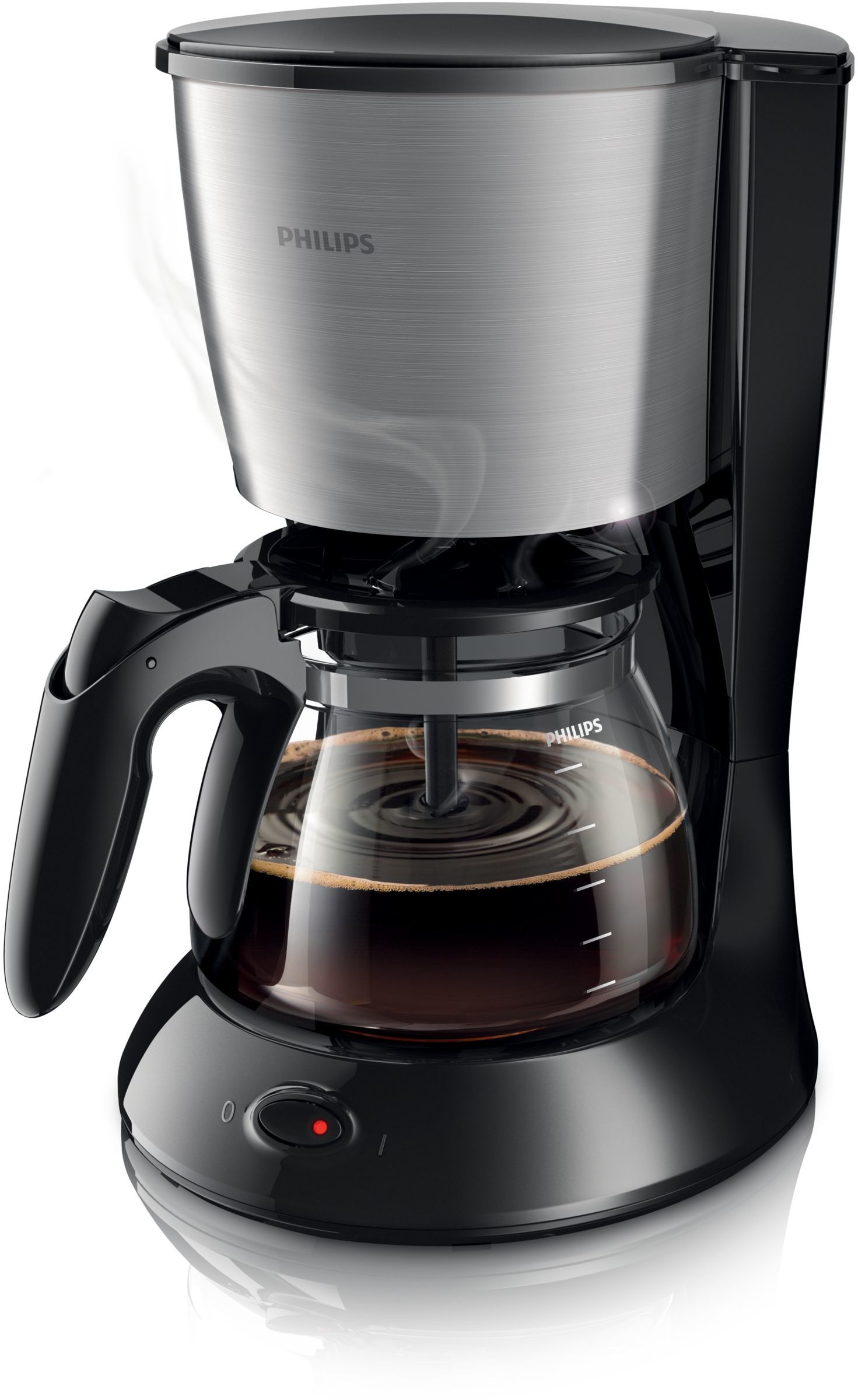 Philips Daily Collection HD7462 Koffiezetapparaat - Refurbished - 15 kopjes - Zwart/RVS