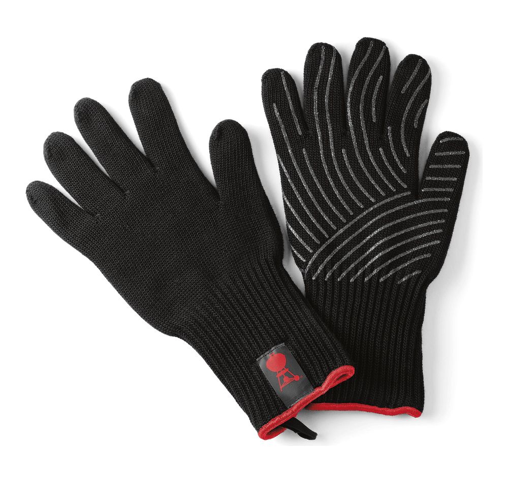 Weber Premium BBQ Gloves - S/M - Black/Red