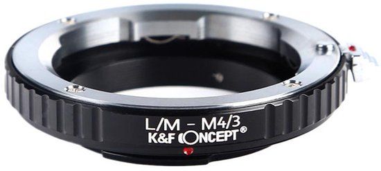 K&F Leica M Adapterring compatibel met M4/3 zwart