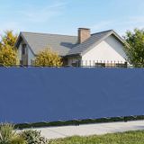 vidaXL Balkon Privacy Scherm 180 x 800 cm Stof met PU-coating Blauw