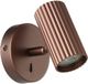EGLO Portillo Wandlamp - GU10 - 11 cm - Brons