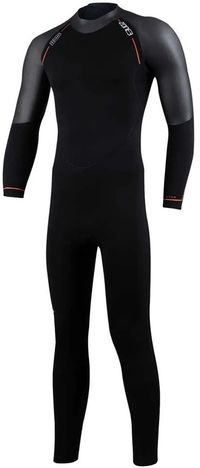 ZONE3 2026 Active-Flex Heren Wetsuit - Zwart / Oranje
