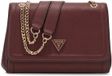 GUESS Noelle II Convertible Xbody Flap Bag Burgundy