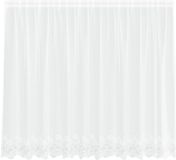 vidaXL Kantgordijn wit 160 x 300 cm polyester