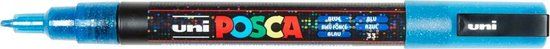 Posca PC-3M Glitter Paint Marker - Dark Blue