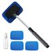 Icecat Brosse de nettoyage de vitres réutilisable avec manche extensible