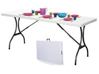 Viking Choice Campingtafel - Klaptafel - 180x70x72 cm - wit