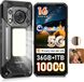 Oukitel WP500 Robuuste smartphone - 6,78'' FHD+ scherm - 32GB RAM - 1TB ROM - 10000 mAh 45W - 5G Dual SIM - NFC GPS 2026 nieuw - Zwart