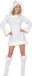 Onbekend Finidi Wit sexy Eskimo kostuum voor dames - Verkleedkleding - Large