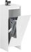 SoBuy BZR154-W Badkameronderkast - Wit Houtcomposiet met Wasmand