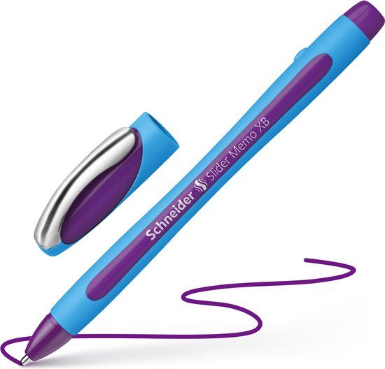 Schneider Schrijfwaren Schneider Slider Memo XB 1.4mm Violet Balpen
