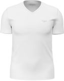 Guess T-shirt Core Extra V-hals Katoen Wit M