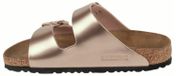 Birkenstock Claquettes pour femme, Arizona BS, coupe étroite, Birko-Flor, rose-or, taille 38