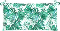 vidaXL Tuinbankkussen 110x50x7 cm Oxford stof bladpatroon